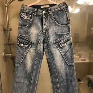 Y2K NJS Wide Legs Jeans Classic